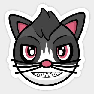 Relaxed Cat Amanda Sticker